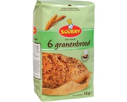 Soubry - Mix voor 6 granenbrood - 5kg