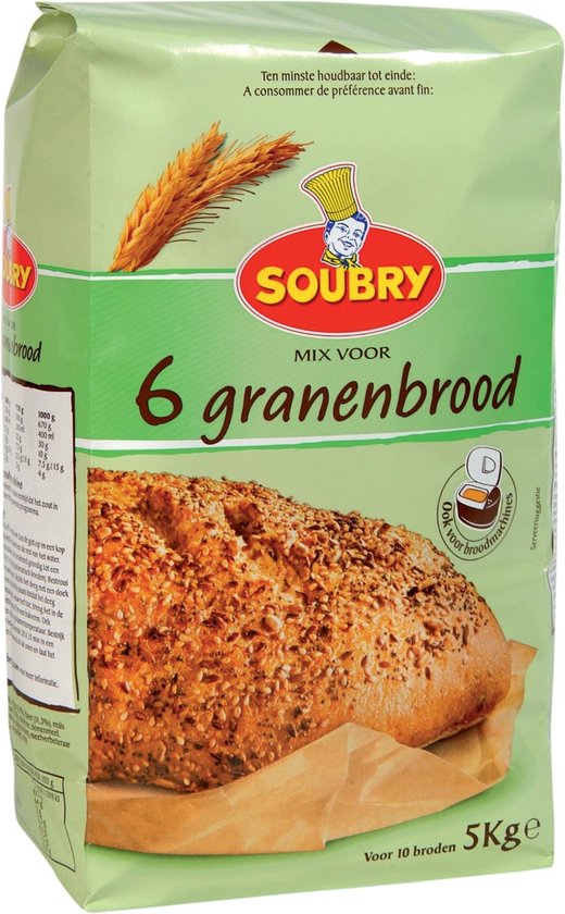 Foto: Soubry 6 granenbrood 5 kilo