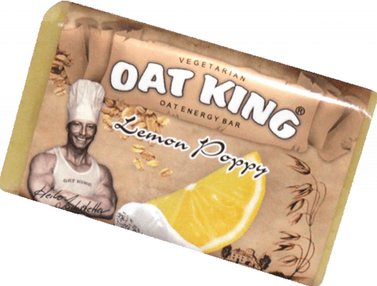 LSP Oat King Energy Bar (10x90g) Lemon Poppy - Repen - Energie repen