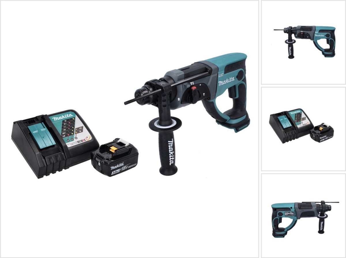 Makita DHR 202 RF1 accu combihamer 18 V 2,0 J SDS Plus + 1x accu 3,0 Ah + oplader