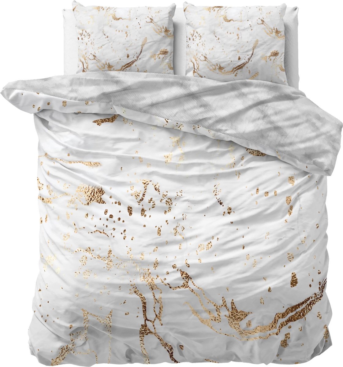 Sleeptime dekbedovertrek Bianco Wit 200 x 220 cm