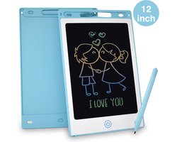 Tekenbord kinderen Kiraal – Tekentablet – LCD Tekentablet kinderen – Grafische tablet kinderen – Kindertablet Blauw – 12 inch