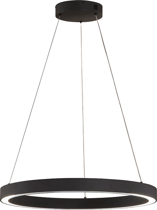 MUSTERRING LOOP - Hanglamp - Mat wit - LED 55W - Afstandsbediening