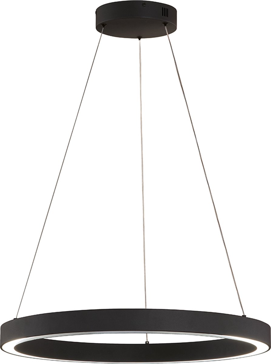 Fischer & Honsel - Hanglamp Sirko - 1x LED 56 W (incl.) - Zwarte Zandgrond