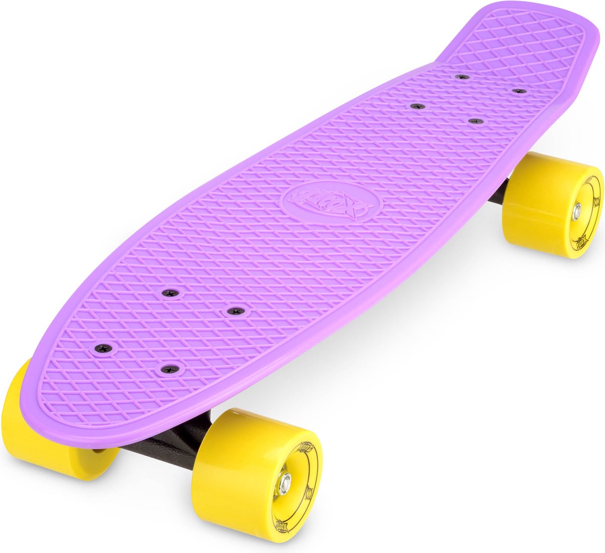 Xootz Penny Board Mini Cruiser Skateboard - Levendig Paars - 56 cm (22 inch) - Kinderen/Jongens/Meisjes