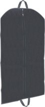 De Kledinghanger Gigant - 2 x Kledinghoes / kledingzak (non woven) zwart met rits, 60 x 100 cm