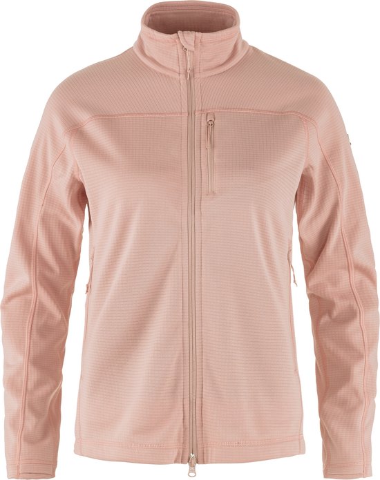 FJALLRAVEN Abisko Lite Fleece Jack c-rose - dames - L