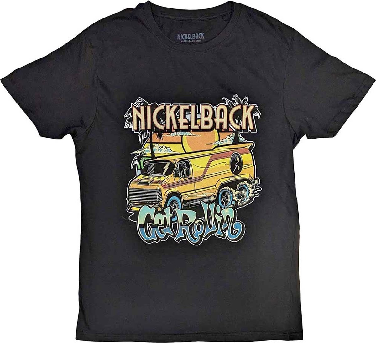 Nickelback - Get Rollin' Heren T-shirt - S - Zwart