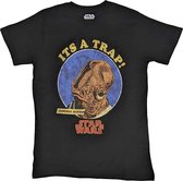 Disney Star Wars - Ackbar It's A Trap Heren T-shirt - 2XL - Zwart