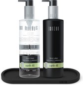 JANZEN Set de Soins des Mains Earth 46 + Plateau de Luxe Noir