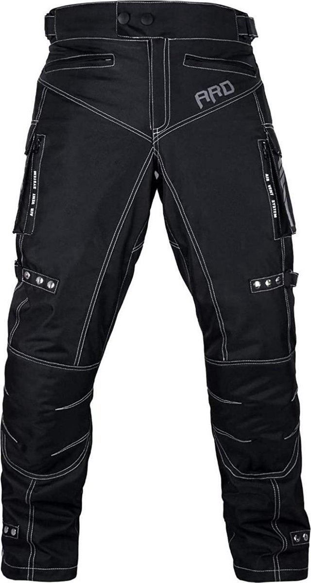 Motorbroek voor heren Dual Sport Motocross Motorbroek Rijden Overbroek Enduro Adventure Touring Waterproof CE Armored All-Weather - (Waist 30''-32'' Length 34'') - Motorcycle Pants Riding Overpants Enduro Waterproof CE Armored All-Weather – foto 5