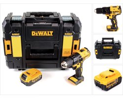 DeWalt DCD 777 accuboormachine 18 V 65 Nm + 1x accu 4,0 Ah in TSTAK II-gereedschapskoffer – zonder oplader