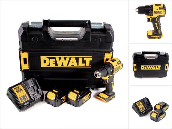 DeWalt DCD 708 M2T accuboormachine 18 V Li-Ion Brushless in TSTAK Box + 2 x 4,0 Ah accu + oplader