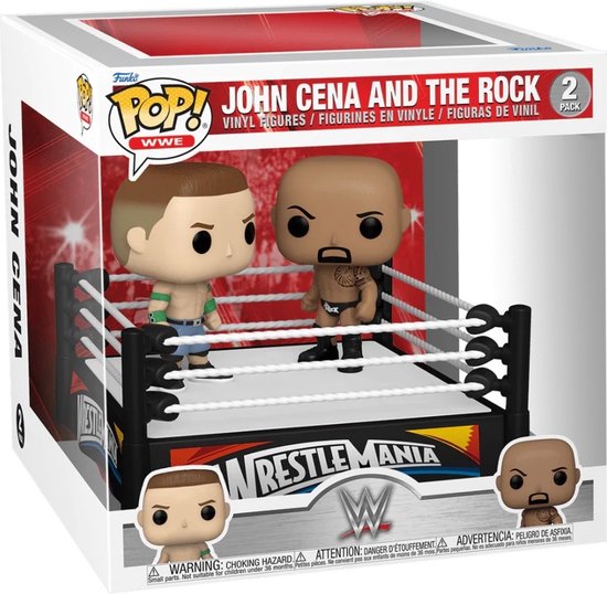 Pop WWE: John Cena vs The Rock Funko Pop