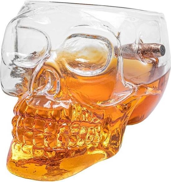 Crystal Skull Head glas met een inhoud van 30 bol.com