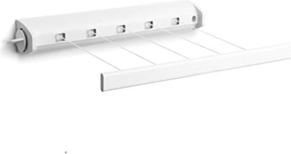 Goedkoopste Waslijn Uittrekbaar - Waslijn Roldrooglijn - Drooglijn Uittrekbaar - Waslijndraad - Roldrooglijn - Wit