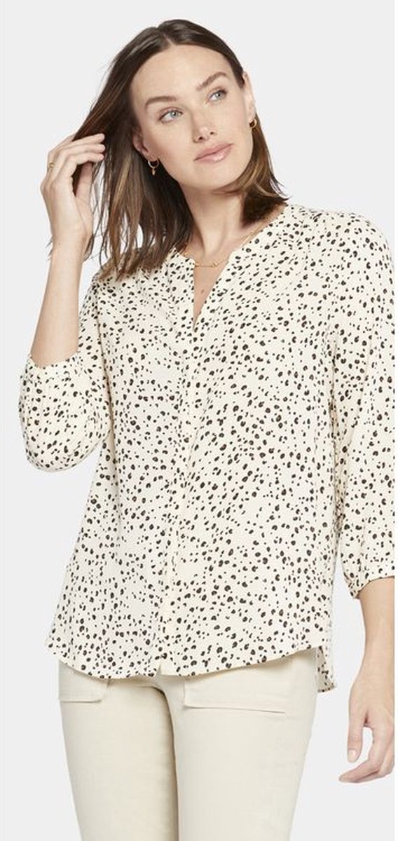 Pintuck Blouse Dierenprint