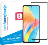 Telefoonglaasje Screenprotectors - Geschikt voor OPPO A58 4G - Volledig Dekkend - Gehard Glas Screenprotector - Geschikt voor OPPO A58 4G - Beschermglas