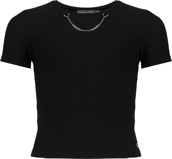 Meisjes t-shirt - Mila - Zwart
