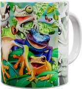 Kikkers Frogs Selfie - Mok 440 ml