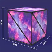 Cube magnétique | Cube magique | 3D | Shashibo | Jouets Fidget | cube de stress | Changer de forme | Créer 72 formes 3D rêveur modifiable carré magique magnétique infini Flippy géométrie jeu de Puzzle Anti-stress cadeau d'anniversaire