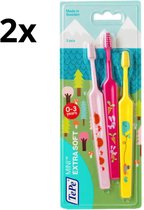 TePe Mini X-Soft Tandenborstel - 2 x 3 stuks - Voordeelverpakking
