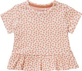 Noppies Girls Tee Cardiff short sleeve allover print Meisjes T-shirt - Whisper White - Maat 68