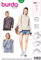 Burda Naaipatroon 6406 - Sweater in variaties