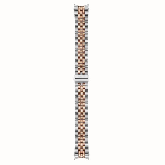 Régler Infinité Horlogeband Staal Tweekleurig Zilver\Roségoud