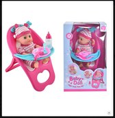 Baby Doll High Chair Playset 30cm With 10 Sounds