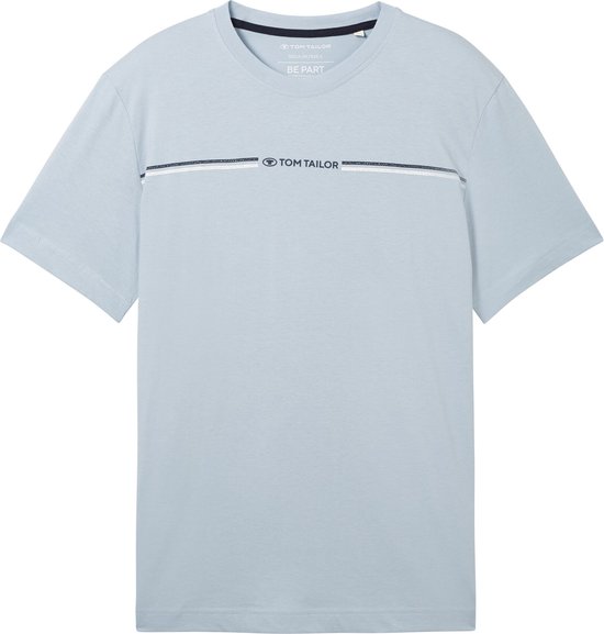 TOM TAILOR printed crewneck t-shirt Heren T-shirt - Maat L