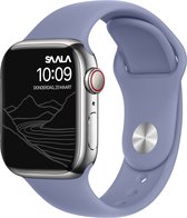 Bracelet en Siliconen Saala® adapté à Apple Watch 38/40/41 mm série 3 4 5 6 7 SE gris lavande