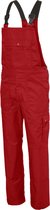 KLM - Salopette américaine JOUES (|salopette| BIS| pantalon à bretelles|) - polyester/coton 245g/ m2- Rouge