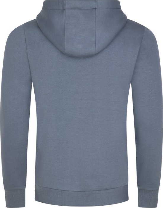 DENIMFY DFYArno Men's Straight Fit Cotton Printed Hoodie Sweatshirt Grey Navy Blue Black S M L XL XXL 3XL 4XL 5XL, Black