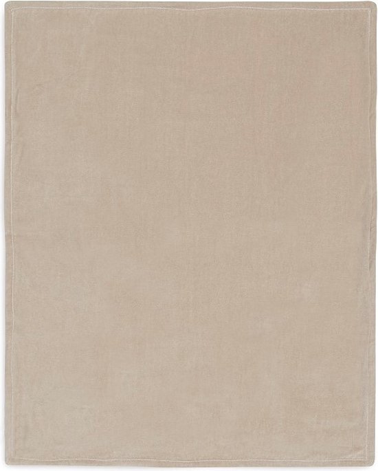 Jollein - Deken Ledikant 100x150cm - Dekentje Baby - Soft Waves - Nougat/Velvet
