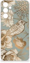TPU Case geschikt voor Geschikt voor Samsung Galaxy A15 Vintage Bird Flowers