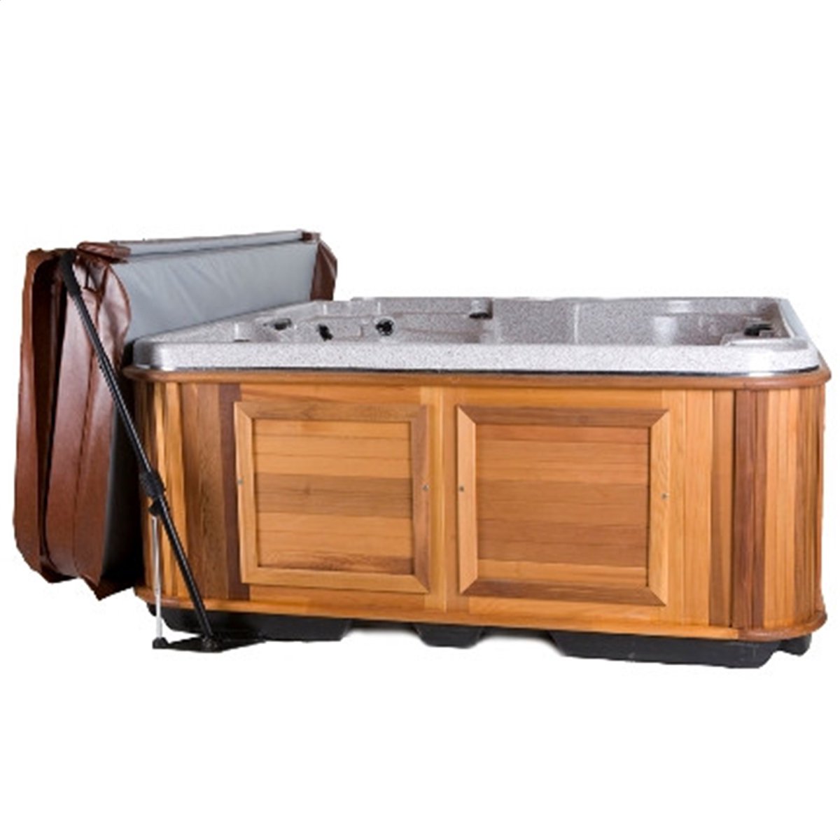 LIVIN' Spa Coverlifter CM3 - Whirlpool - Jacuzzi deksel lift - Montage aan onderzijde - Geschikt voor spa, jacuzzi en Whirlpools tot 268 CM - Zwart