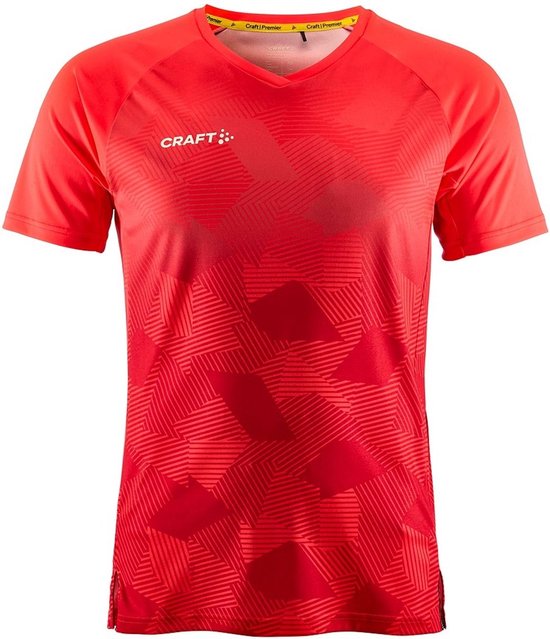 Craft Premier Fade Shirt Korte Mouw Heren - Fluorood | Maat: XS