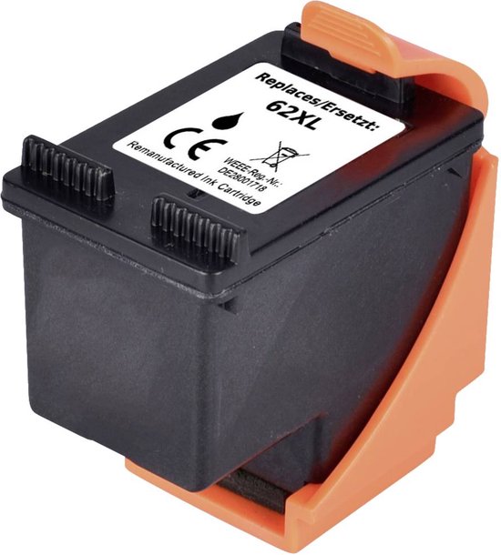 ECOINKO 62XL Zwart – 2-pack – Compatibel Met HP 62 – 700 Pagina’s Per Cartridge – Voor OfficeJet & Envy – Gerecycled – ISO 24711