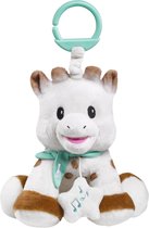 Sophie de giraf Muziekknuffel - Muziekhanger - Baby speelgoed - Kraamcadeau - Babyshower cadeau - Vanaf 0 maanden - 27x11x23 cm - Pluche - Wit/Bruin/Turquoise