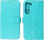 Étui Samsung Galaxy S24 - Étui de téléphone Book Case - Étui portefeuille avec porte-cartes - Étuis portefeuille - Vert