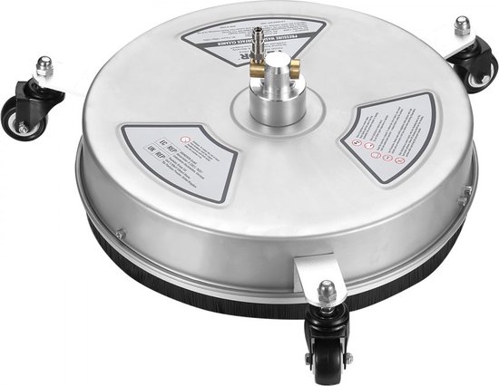 hogedrukreiniger RVS oppervlaktereiniger 3,7L/min oppervlaktereiniger hogedruk φ380mm bestratingsreinigingsapparaat Max.4000PSI terrasreiniger dubbel sproeisysteem 0°/15°/25°/40°/65° spuithoek — afbeelding 5