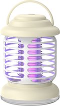 CNL Sight® UV-Antimuggen lamp - Mosquito Camping Lamp- 2 IN 1 met Led scherm- Campinglamp - Draagbare Elektrische Schok Oplaadbare -390nm Muggen Killer - Indoor & Outdoor - Krachtige Muggenzuiger - Wit