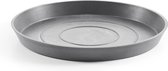 Ecopots Saucer Round - Grey - Ø36,5 x H3,5 cm - Ronde grijze onderschotel