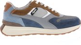 Heren Sneakers Australian Kyoto Grey Leather Grijs - Maat 45
