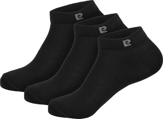 Pierre Cardin Sneaker Chaussettes - Chaussettes basses - Chaussettes courtes - Zwart - Taille 43-46