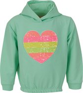 Pull Filles SOMEONE COEUR-SG-16-A - VERT BRILLANT - Taille 140