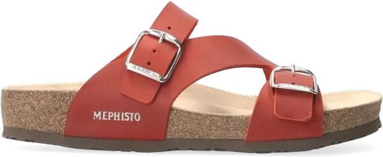 Mephisto Melaine - sandale pour femme - rouge - taille 35 (EU) 2.5 (UK)