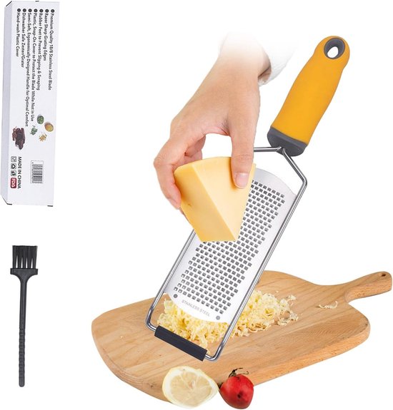 Multifunctionele roestvrijstalen rasp, kaasrasp, Parmezaanse rasp ...