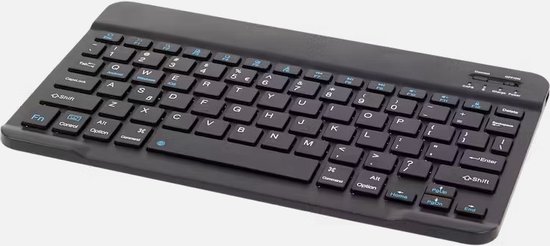 Draagbare Mini Bluetooth Toetsenbord - USB-C Oplaadbaar - Qwerty - BT 5.2 - Reizen - Multimedia - Mediaspeler - Tablettoetsenbord - PC - Smartphone - Tablet Accessoires - Telefoon - Laptop - Portable Keyboard - Cadeau - Muis - Nor-Tec